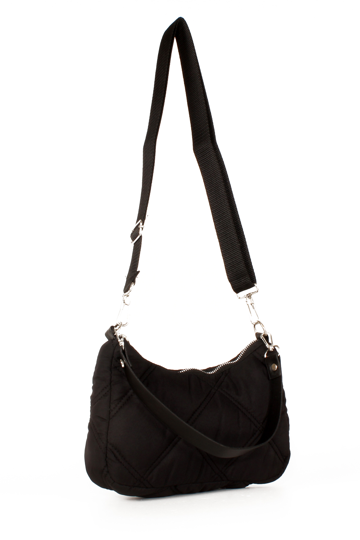 LWE10591-STalhaLuwwe Bag'sKadın Çift Askılı Saten Dokulu Baguette&Omuz Çantası (10591)