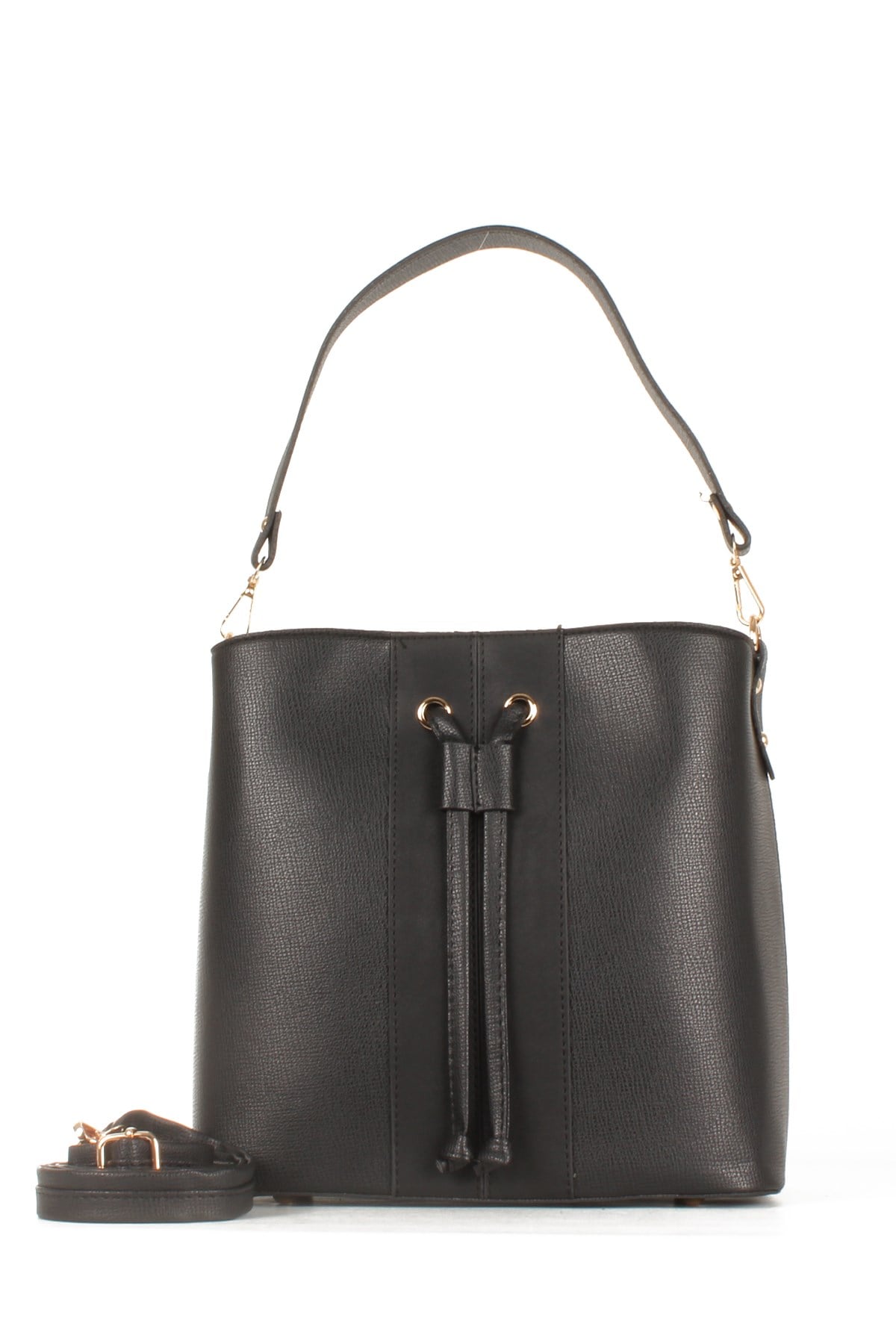 LWEM1447-SLuwweLuwwe Bag'sKadın İki Askılı Detaylı El ve Omuz Çantası (M1447)