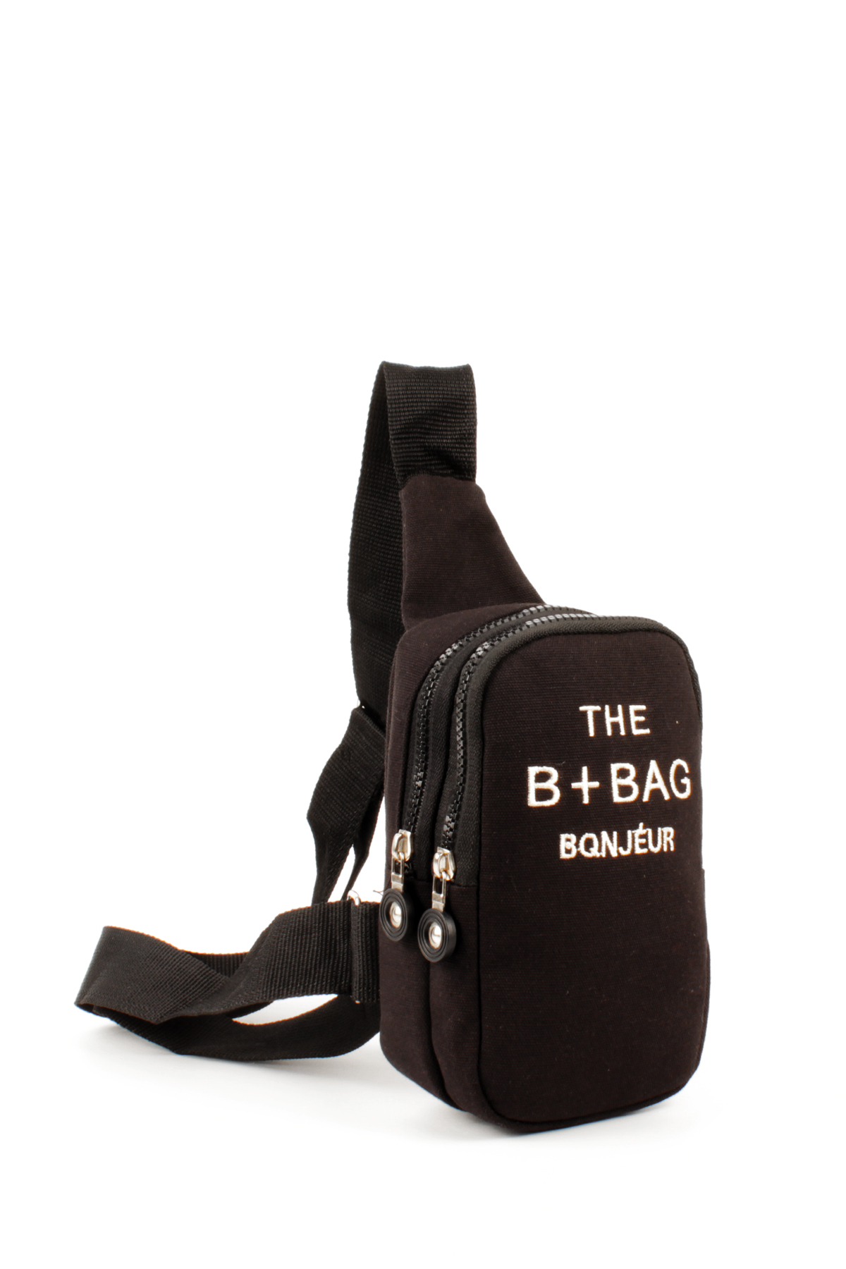 LWE20769-SyhTalhaLuwwe Bag'sKadın Krinkıl Kumaş İki Bölmeli Telefonluk Boy Çapraz Kolon Askılı Sırt ve Göğüs Çantası (20769)