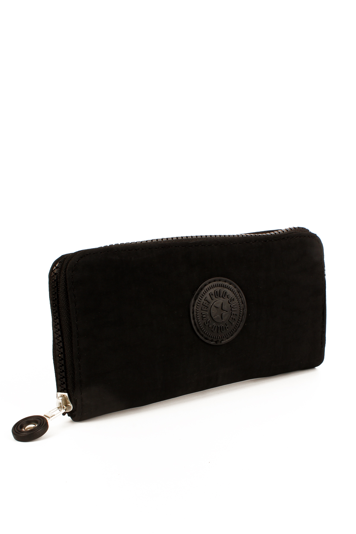 LWE50704-SyhTalhaLuwwe Bag'sKadın Krinkıl - Yazı Detaylı Dört İç Bölmeli Cüzdan Ve Kartlık  (50704)