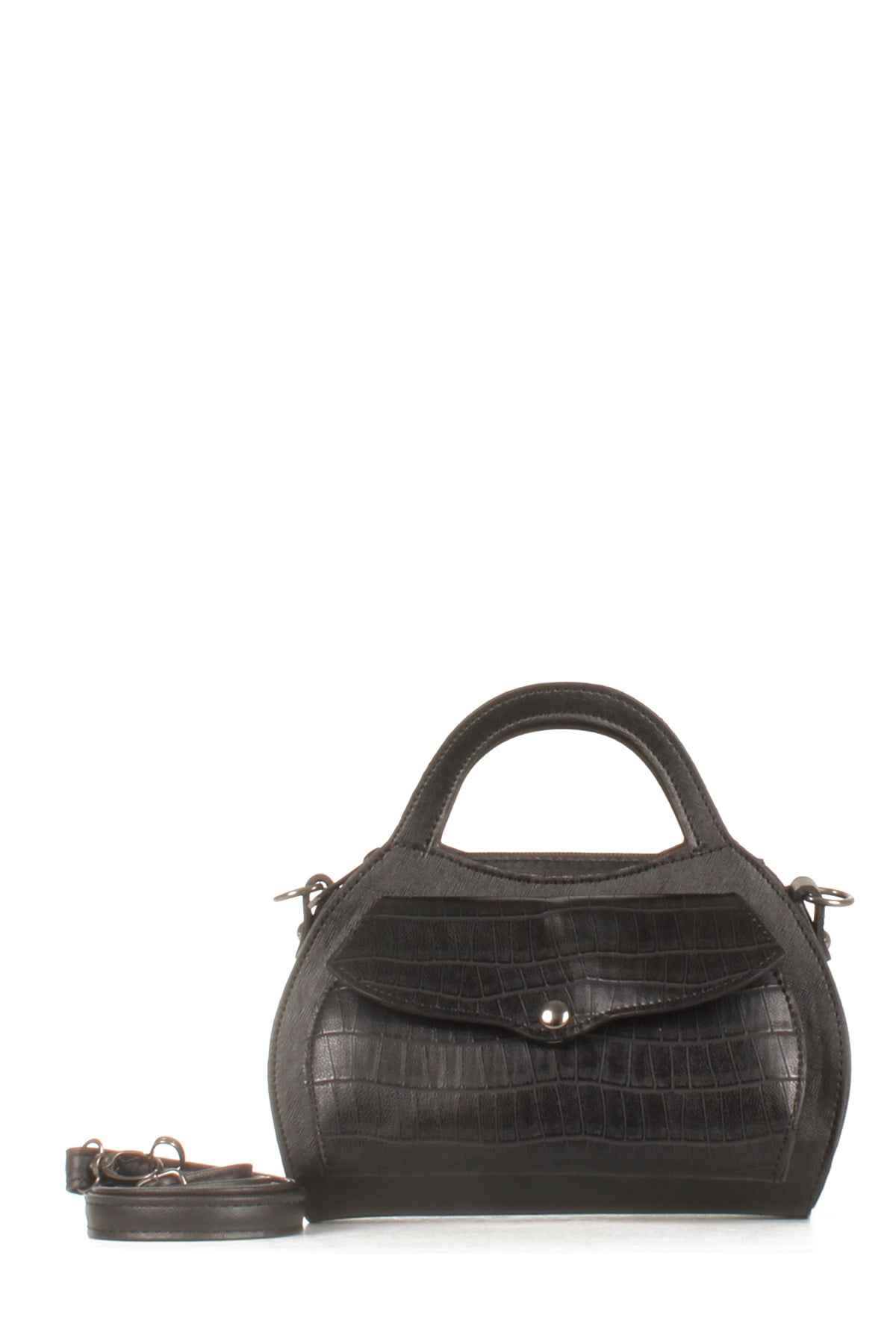 LWEM10453-SLuwweLuwwe Bag'sKadın Ön Cepli Aksesuarlı El ve Omuz Çantası (M10453)