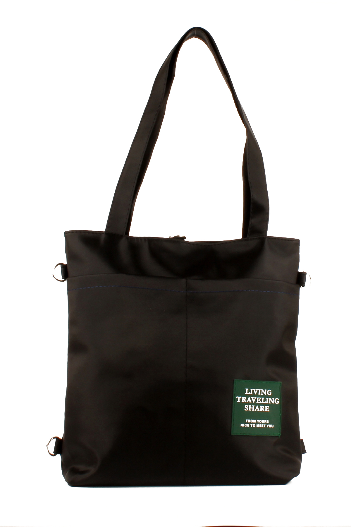 LWE1683-SyhMusabLuwwe Bag'sKadın Özel Saten Deri Üç Bölmeli Üç Fonksiyonlu Omuz ve Sırt Shopper Çanta (1683)