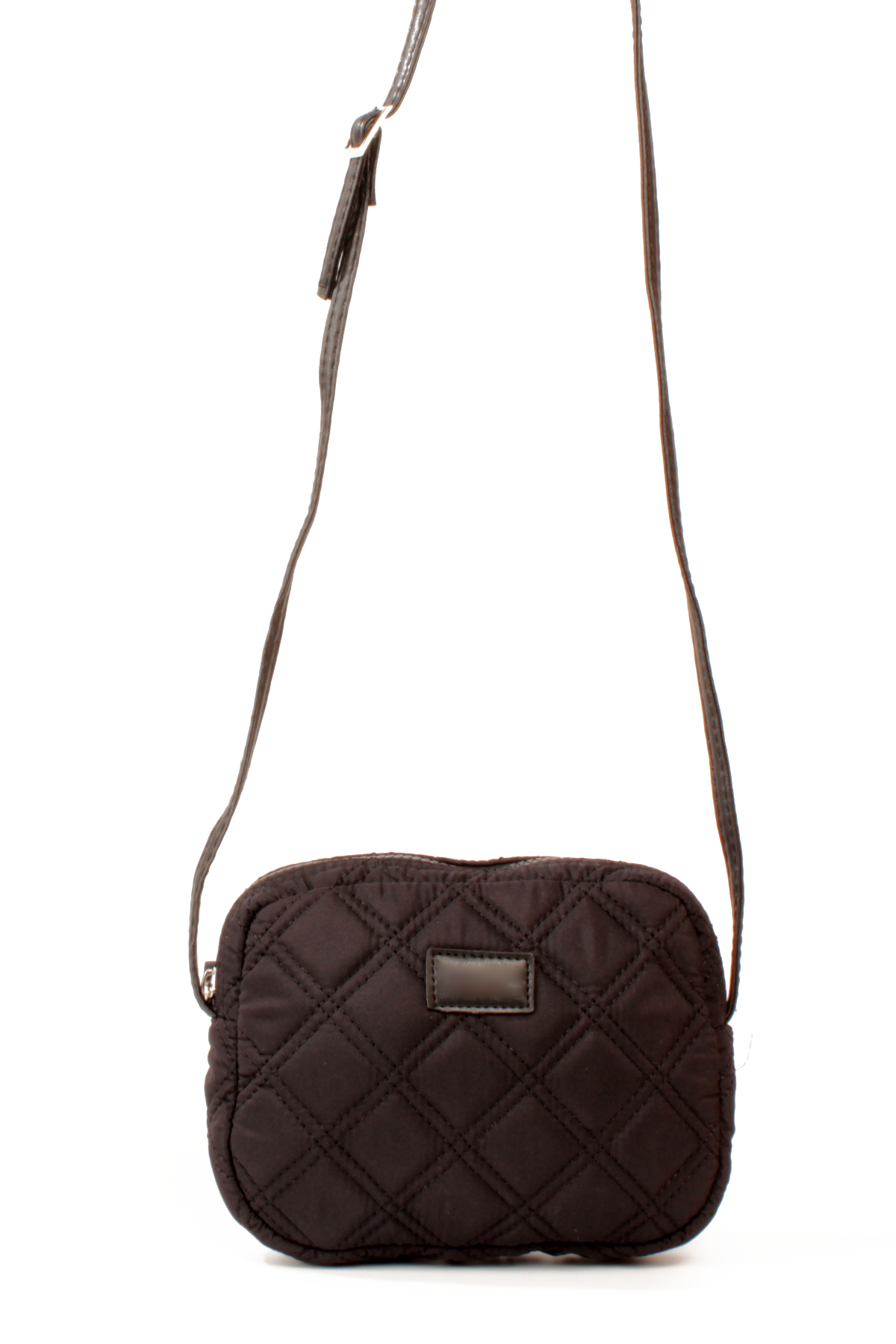 LWE20803-SyhTalhaLuwwe Bag'sKadın Paraşüt Kumaş Kapitoneli Fermuar Kapamalı Yazı Detaylı Omuz&Çapraz Çanta (20803)