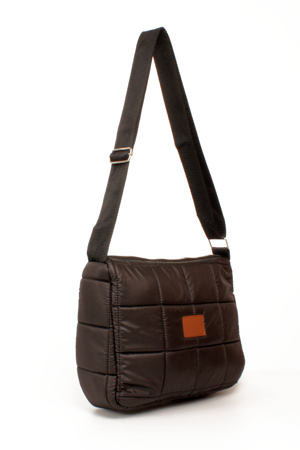 LWE20786-SyhTalhaLuwwe Bag'sKadın Paraşüt Kumaş Kapitoneli Spor Kolon Askılı Yazı Detaylı Omuz&Çapraz Çanta (20786)