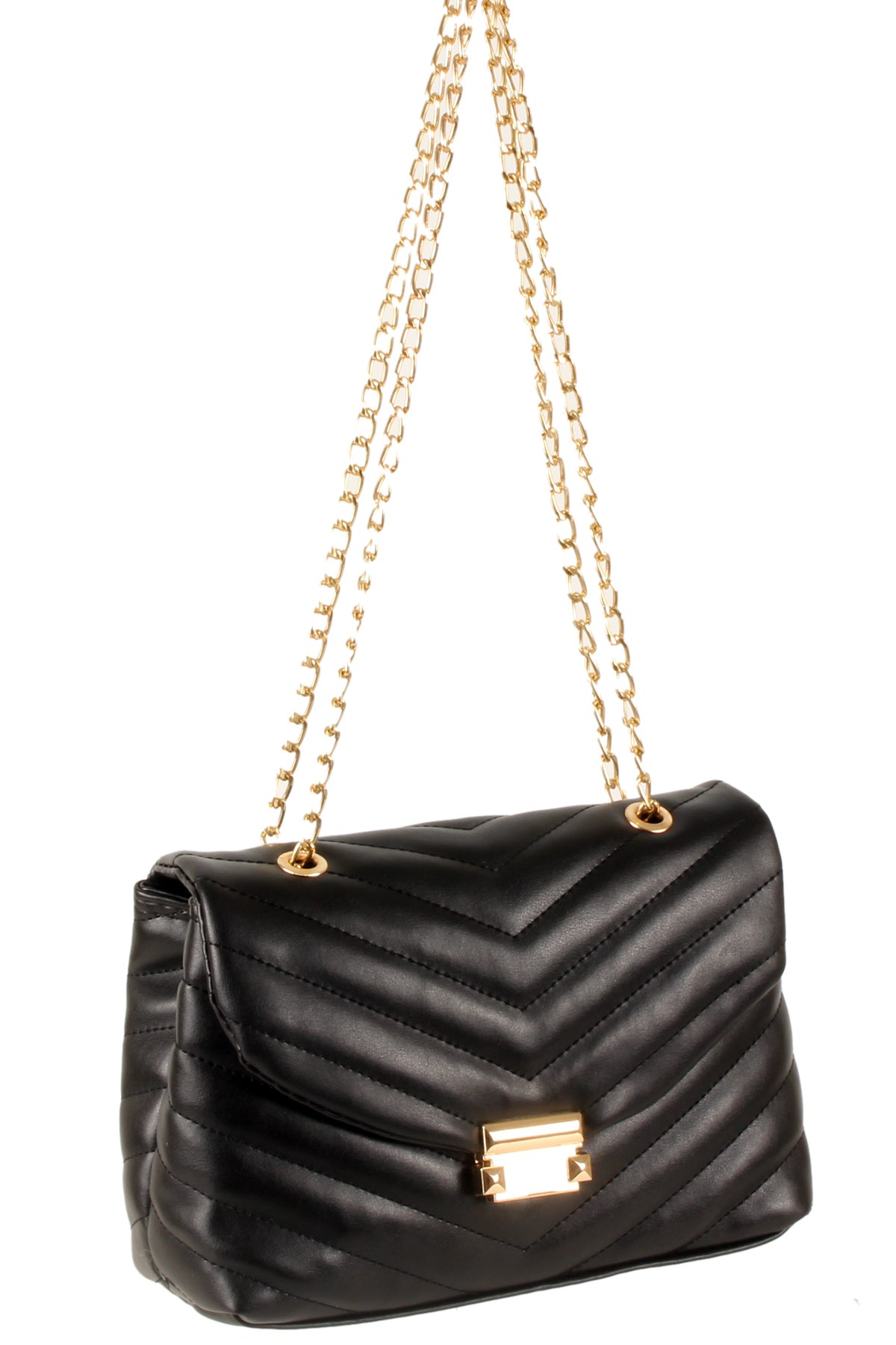 LWE20351-SLuwweLuwwe Bag'sKadın Zincir Askılı Kapitone Omuz Çantası (20351)