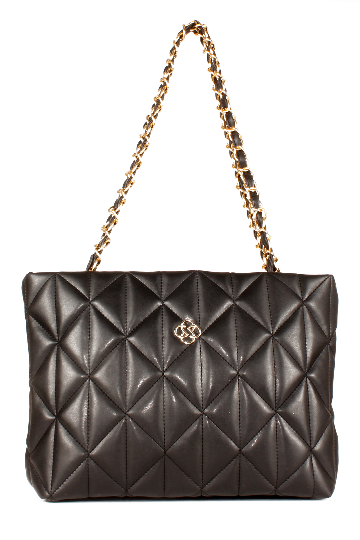 LWE10599-SOsmanlıLuwwe Bag'sKadın Zincir Deri Askılı Kapitone Omuz Çantası (10599)