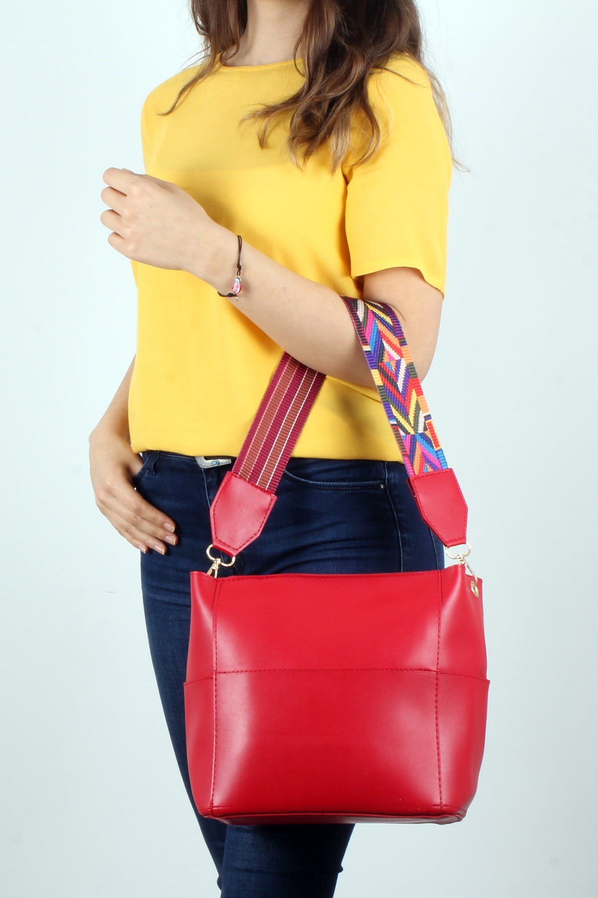 LWE10103-KLuwweLuwwe Bag'sKırmızı-Kadın El ve Omuz Çantası(LWE10103-K)