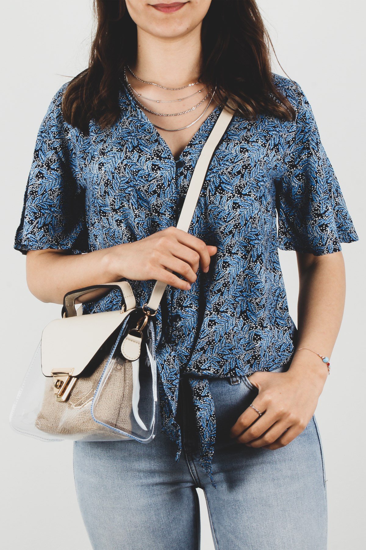 LWE20285-KrmLuwweLuwwe Bag'sKrem Kadın El ve Omuz Çantası (LWE20285-Krm)