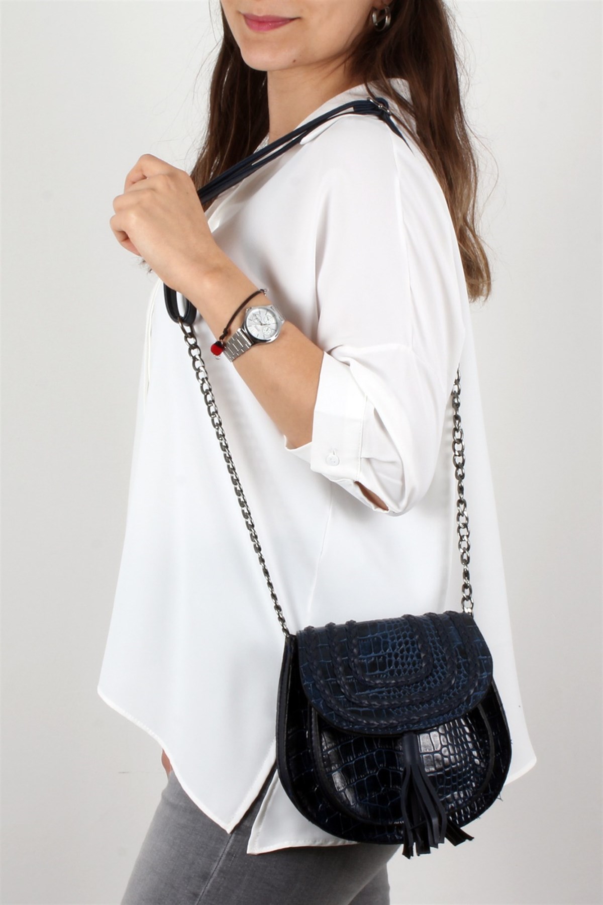 LWE20276-LaciLuwweLuwwe Bag'sLacivert-Kadın Omuz Çantası (LWE20276-Laci)