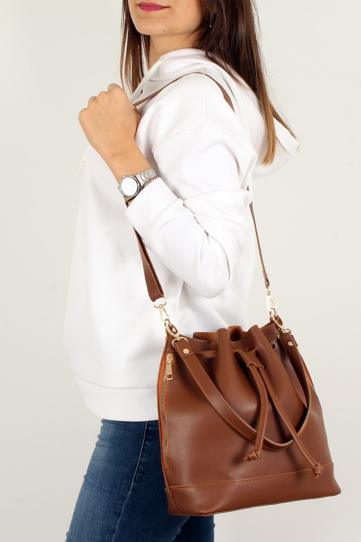 LWE20238-TBLuwweLuwwe Bag'sLuwwe Bag's -Kadın El ve Omuz Çantası