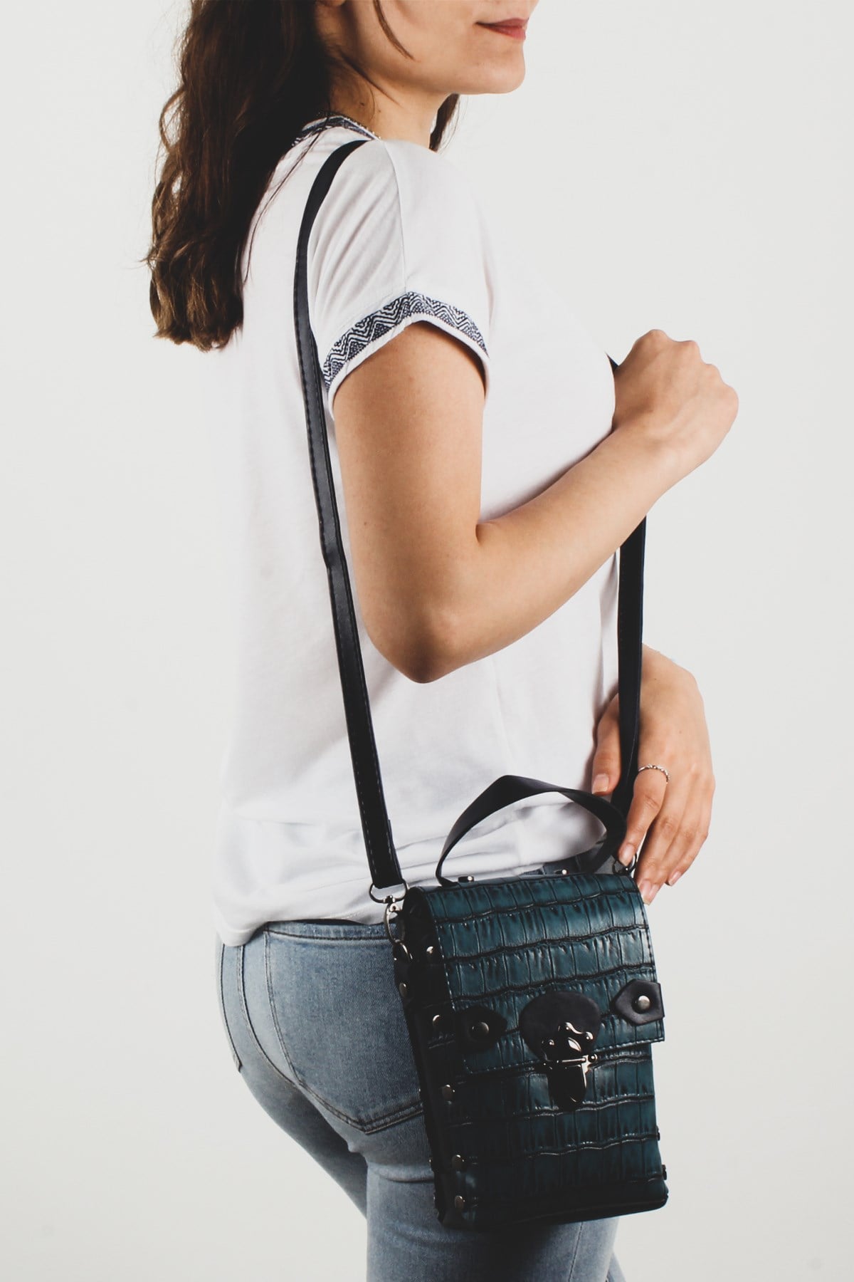 LWE20284-MLuwweLuwwe Bag'sMavi Kadın El ve Omuz Çantası (LWE20284-M)