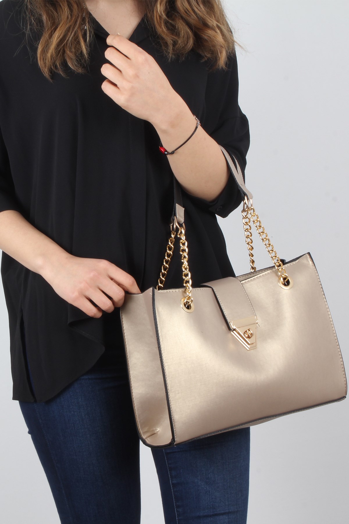 LWE20279-PLuwweLuwwe Bag'sPlatin-Kadın El ve Kol Çantası(LWE20279-P)