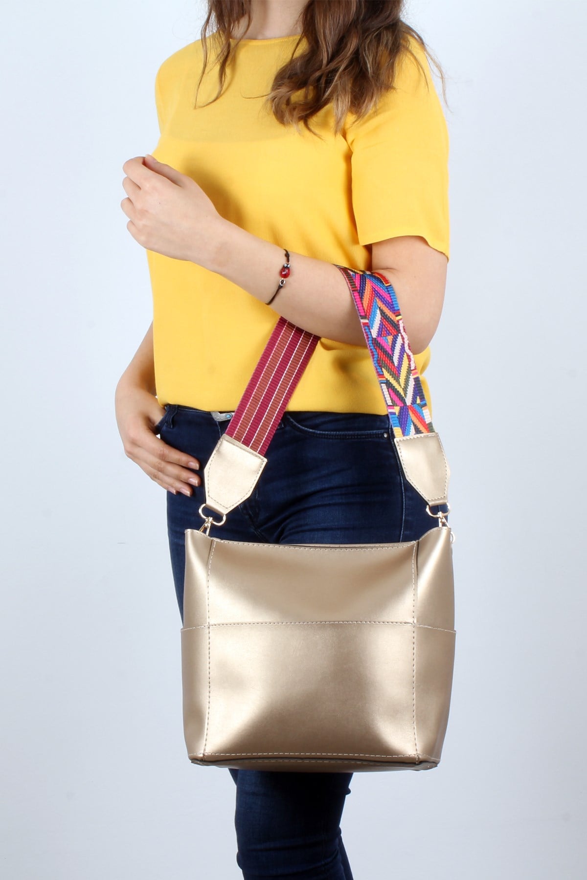 LWE10103-PLuwweLuwwe Bag'sPlatin-Kadın El ve Omuz Çantası(LWE10103-P)