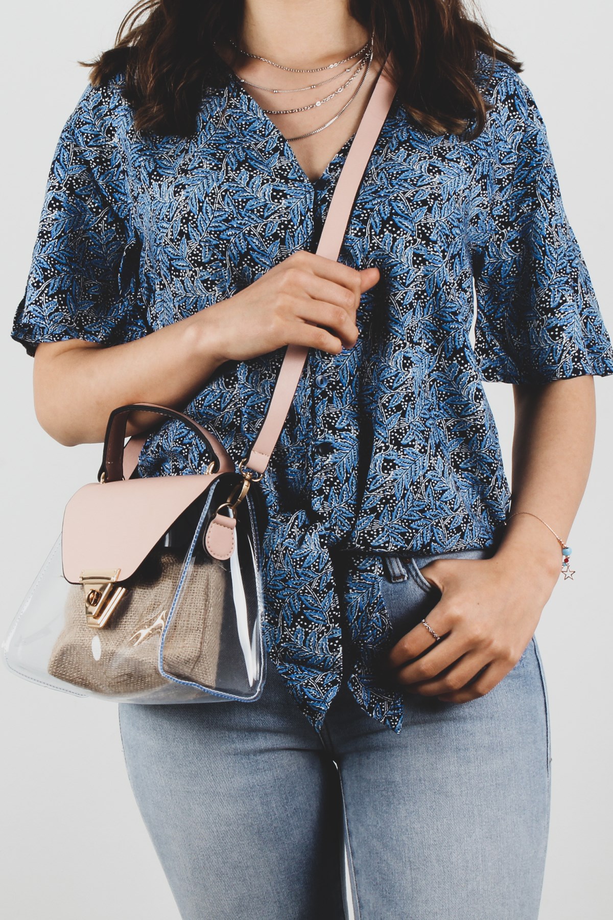 LWE20285-PdraLuwweLuwwe Bag'sPudra Kadın El ve Omuz Çantası (LWE20285-Pdra)