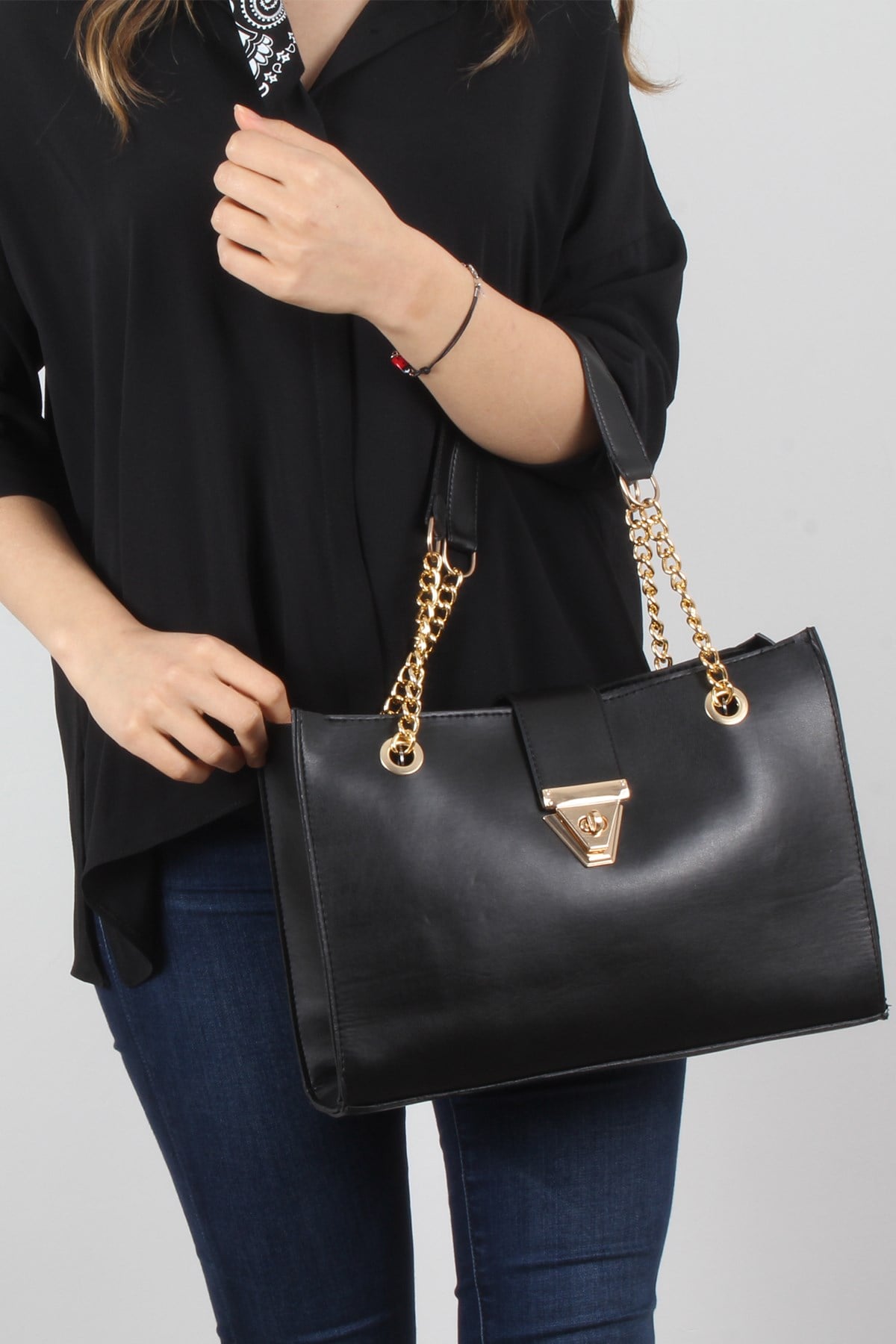 LWE20279-SLuwweLuwwe Bag'sSiyah-Kadın El ve Kol Çantası(LWE20279-S)