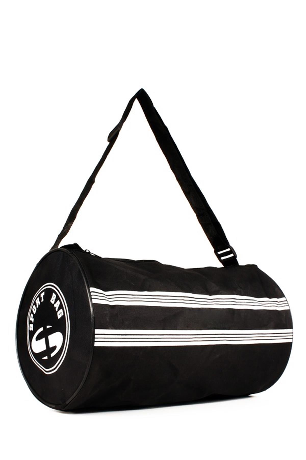 MKR20640-SyhTalhaLuwwe Bag'sUnisex Spor Çantası Silindir Model Çift Fermuarlı Kolon Askılı (20640)