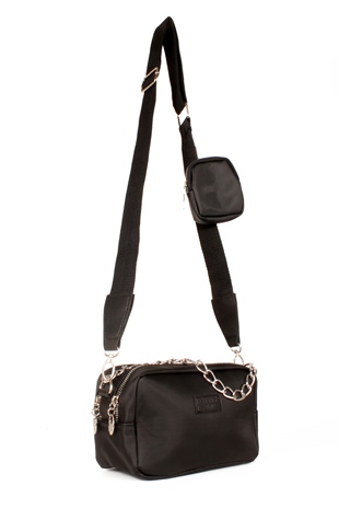 LWE10557-SMusabLuwwe Bag'sKadın Çift Askılı Çift Bölmeli Cüzdanlı Mini Boy Paraşüt Kumaş Omuz ve El Çantası (10557)