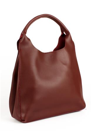 LWE1750-SyhTalhaLuwwe Bag'sKadın Garnilli Yarma Deri Süet Yavrulu El ve Omuz Çantası (1750)