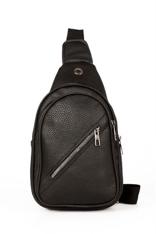 LWE20569-STalhaLuwwe Bag'sKadın Kulaklık Çıkışlı Yumuşak Üç Bölmeli Sırt ve Göğüs Çantası (20569)