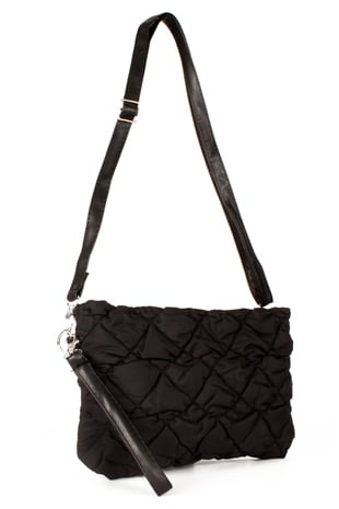 LWE20558-STalhaLuwwe Bag'sKadın Saten Kumaş Büzgülü Kapitone Desen Omuz Ve Portföy Çanta (20558)