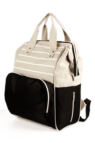 LWE60754-SyhTalhaLuwwe Bag'sKadın Thermo Bölmeli Sıvı Geçirmez Puset Askı Aparatlı Anne Bebek Bakım Sırt Çantası (60754)