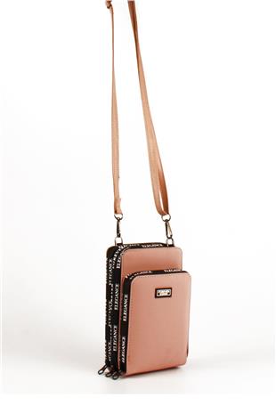 LWE10770-SyhTalhaLuwwe Bag'sKadın Üç Bölmeli Kartlıklı Telefon Bölmeli Destekli Kasa Yazı Detaylı Omuz Çantası (10770)