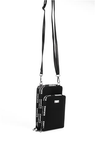 LWE10770-SyhTalhaLuwwe Bag'sKadın Üç Bölmeli Kartlıklı Telefon Bölmeli Destekli Kasa Yazı Detaylı Omuz Çantası (10770)