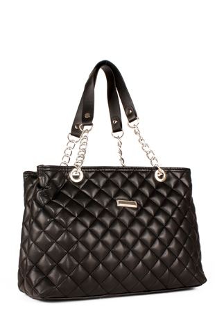 LWE10553-SMusabLuwwe Bag'sKadın Yarı Zincir Askılı Tasarım Kapitoneli Omuz Çantası (10553)