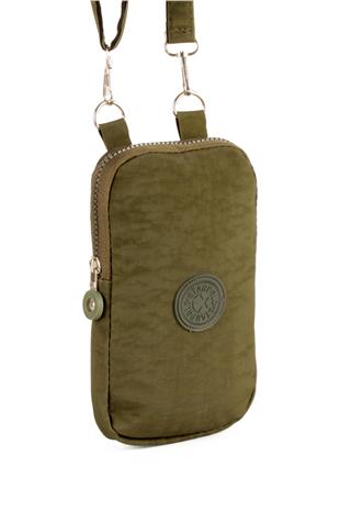 LWE20766-SyhVarLuwwe Bag'sUnisex Krinkıl Kumaş İki Bölmeli Telefonluk ve Omuz Çantası (20766)