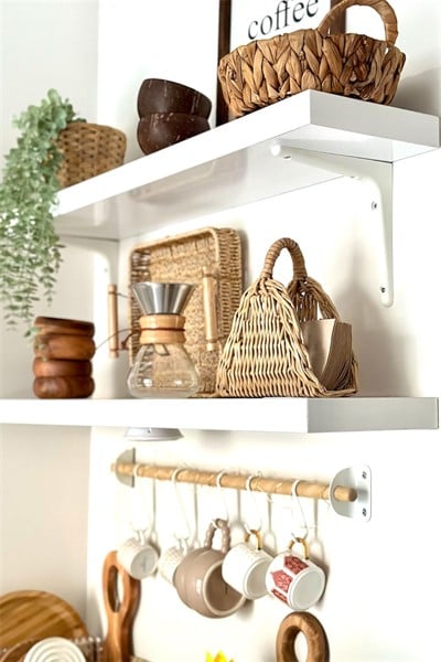 Özel Tasarım Bohem Kulplu Peçetelik Kahverengi