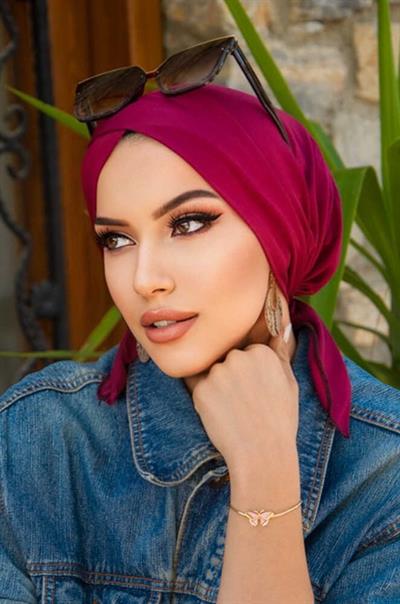 Bordo Çapraz Deniz - Havuz Deniz Bonesi