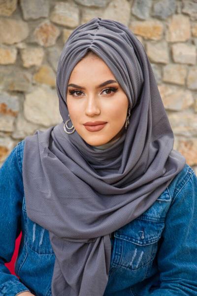 Füme Büzgülü Hazır Şal