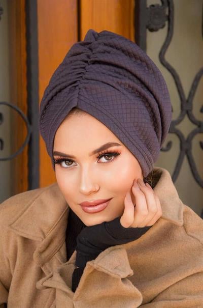 Füme Kışlık Büzgülü Bone