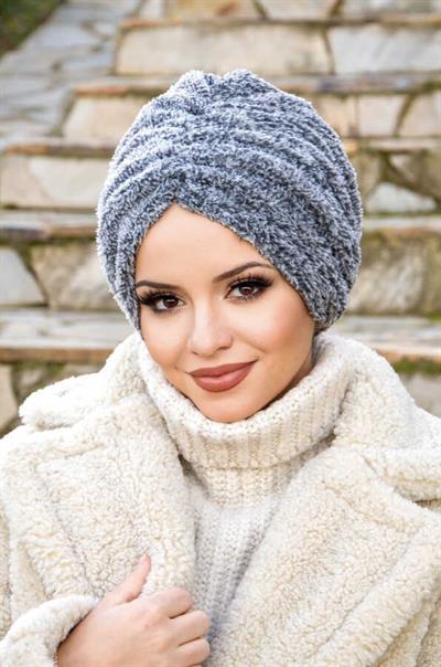 Gri Kürk Kışlık Burgu Bone