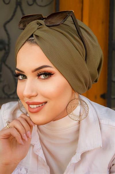 Haki Hazır Burgu Düğüm Bone