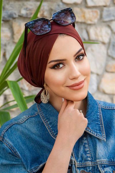 Kızıl Kahve Çapraz Havuz - Deniz Bonesi