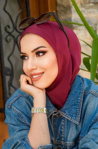 Koyu Bordo Yüzücü Bonesi - Sporcu Bonesi