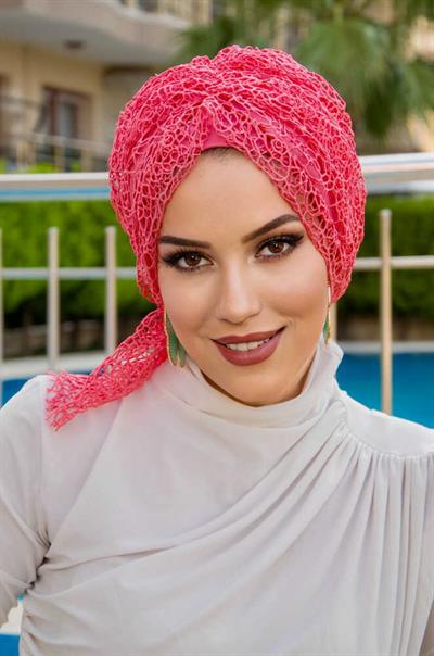 Mercan File Dantel Tokalı Bone