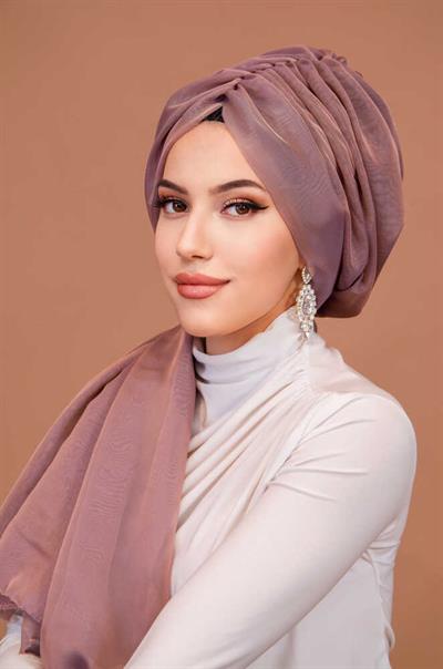 Pudra Janjan Şifon Tokalı Bone