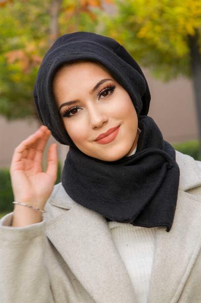 Siyah Şardonlu Tesettür Bere Ve Etol Takım