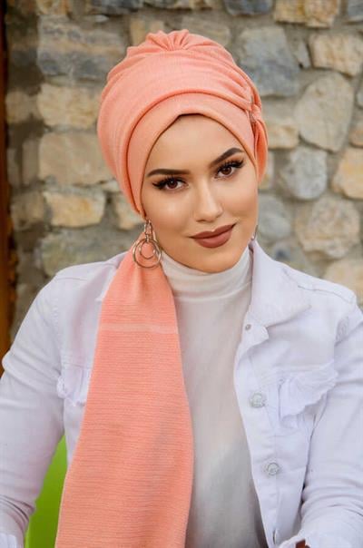 Somon Toka Detaylı Atkılı Bone