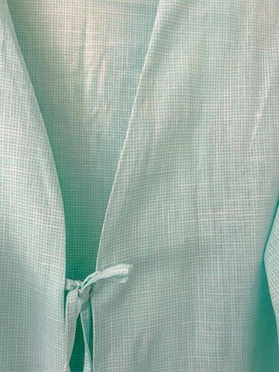 Su Yeşili Önü Bağlamalı Kimono Tunik