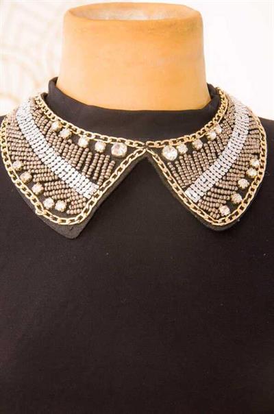 Swarovski Taşlı Yakalık