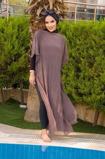 Vizon Desenli Tesettür Pareo