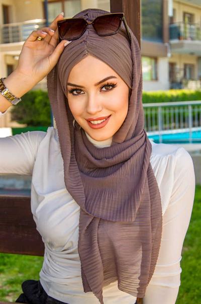 Vizon Kelebek Bone Şal