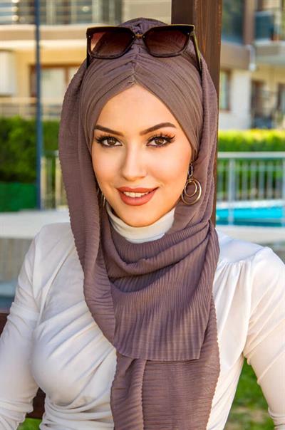 Vizon Kelebek Bone Şal