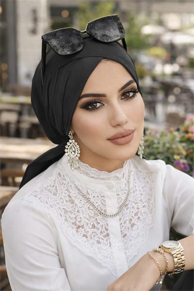 Antrasit Çapraz Bantlı Deniz - Havuz Bonesi