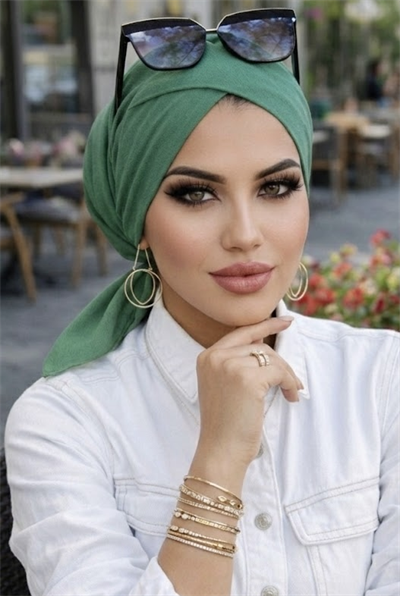 Bahar Yeşili Çapraz Bantlı Bone