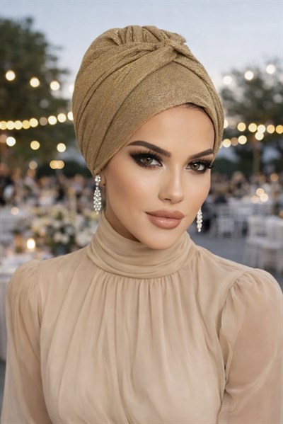 Bakır Işıltılı Burgulu Bone