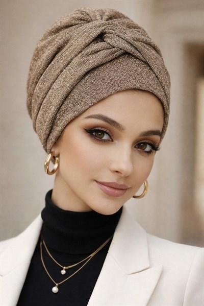 Bakır Simli Burgu Detaylı Abiye Bone